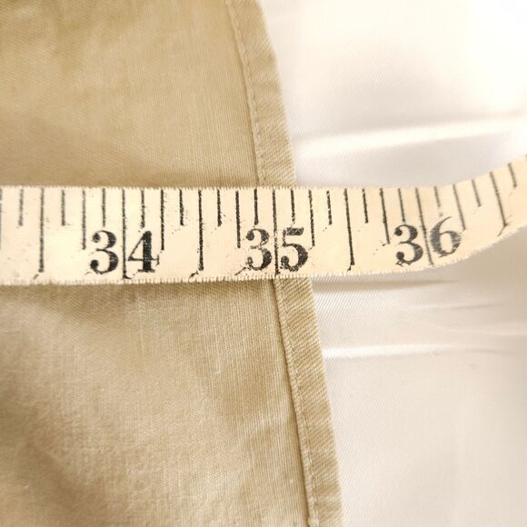 VTG Chaps Ralph Lauren Mens XXL 2XL Beige Short Sleeve Cotton Button Down Shirt - Picture 7 of 7